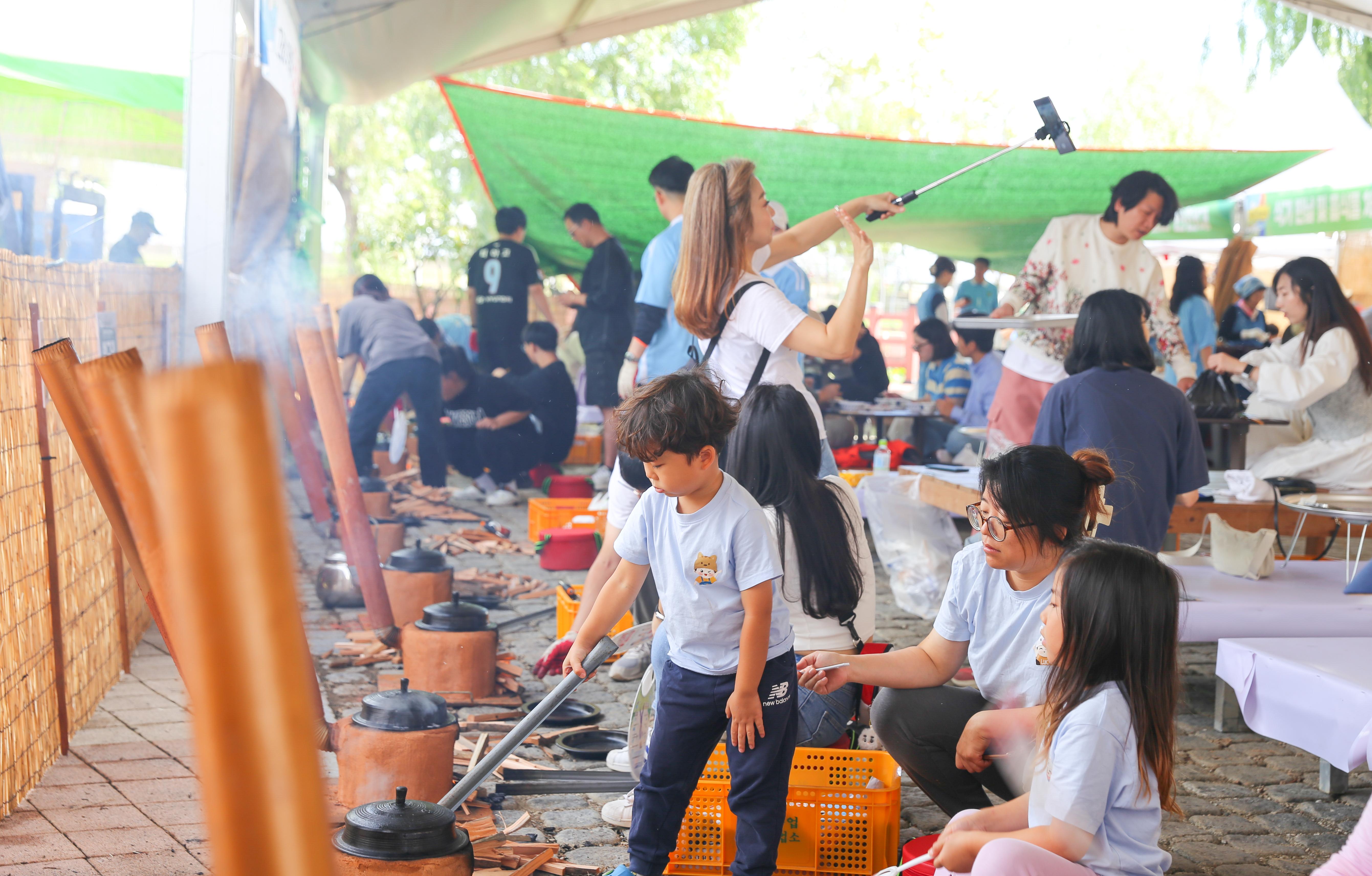 아궁이 쌀밥 짓기 체험